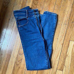 A&F Ultra High Rise Long Jeans